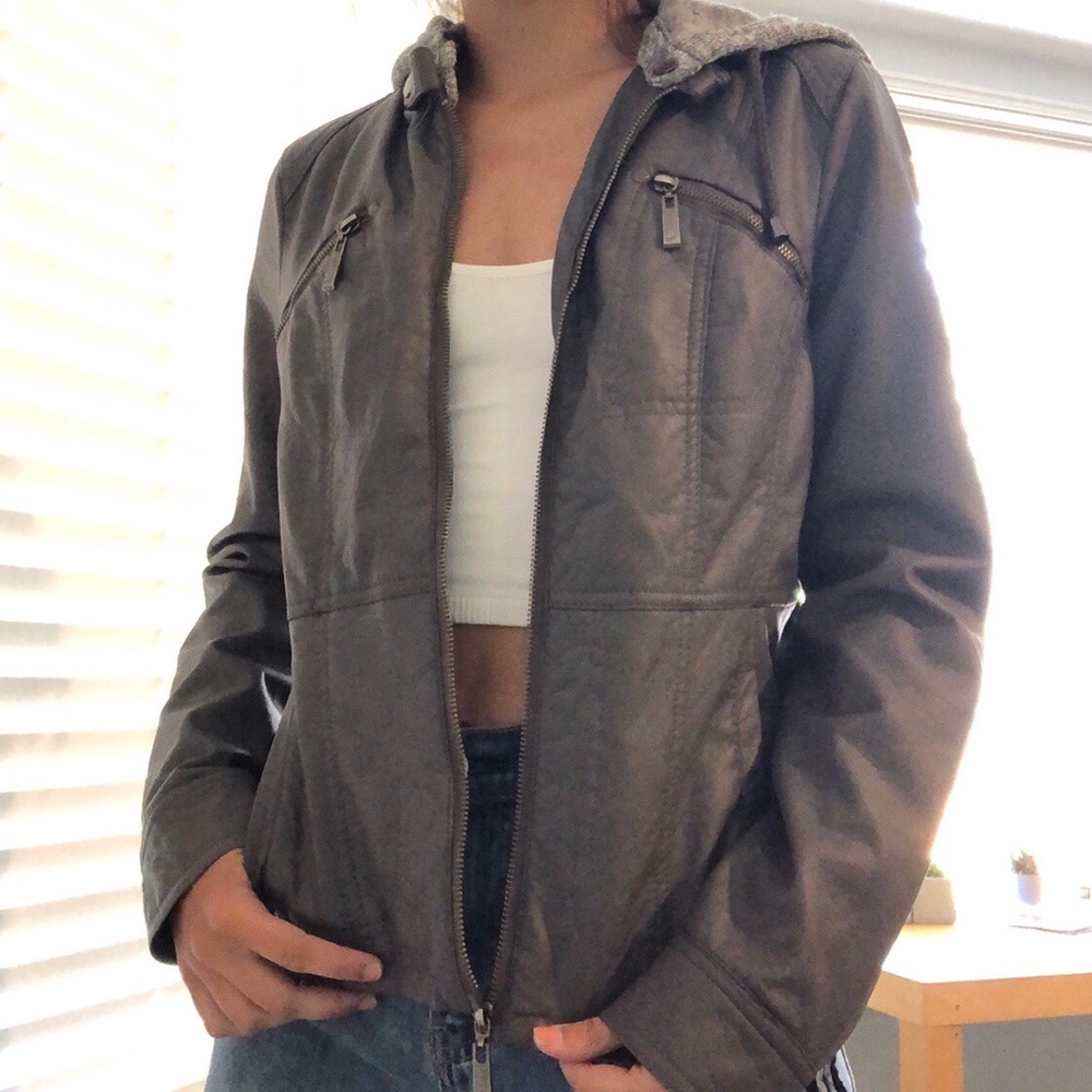 Jou Jou faux leather jacket